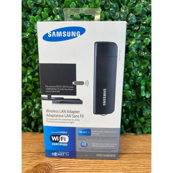 New SAMSUNG TV Wireless USB2.0 Wi-Fi WIS12ABGNX Lan Adapter LinkStick NIB - Picture 1 of 10